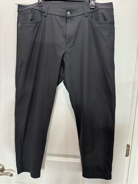 lululemon ABC Slim Fit 5 Pocket Men's Black Performance Pants